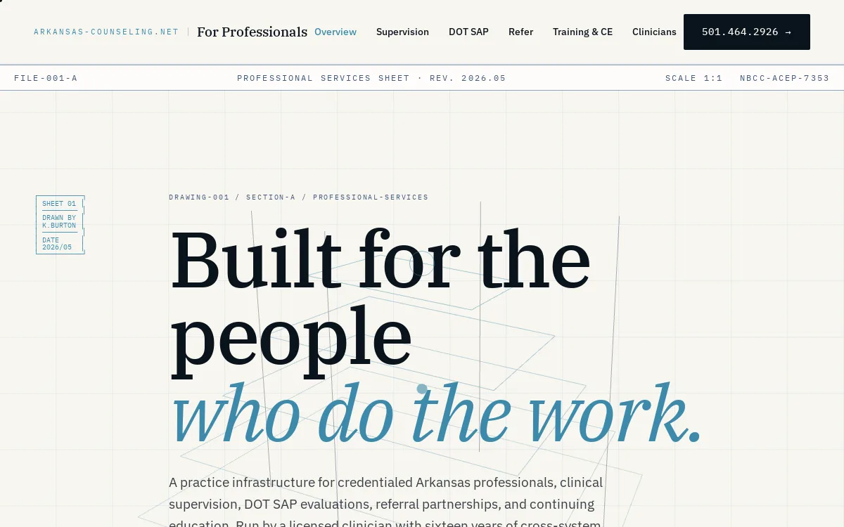Arkansas Counseling .net — Counseling & Therapy Practices website screenshot