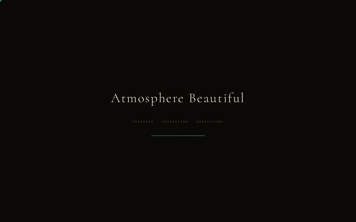 Atmosphere Beautiful — Cleaning Services website screenshot