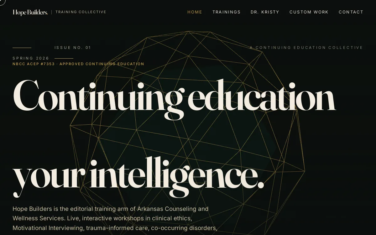 Hope Builders — Nonprofits & Community website screenshot