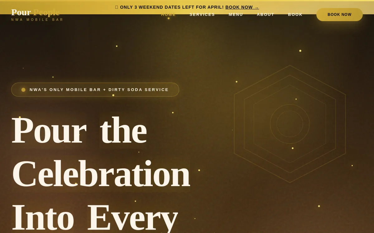 NWA Pour People — Construction & Contractors website screenshot