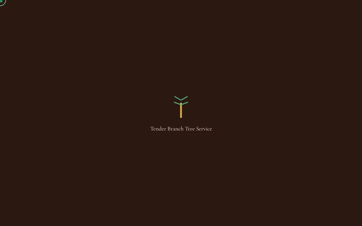 Tenderbranch Tree Service — Tree, Lawn & Landscaping website screenshot