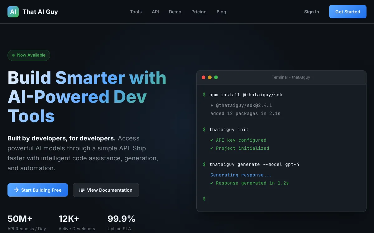ThatAIGuy (TWHG) — sandbox-other website screenshot